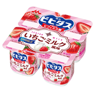 ビヒダスヨーグルト いちごミルク風味 4ポット