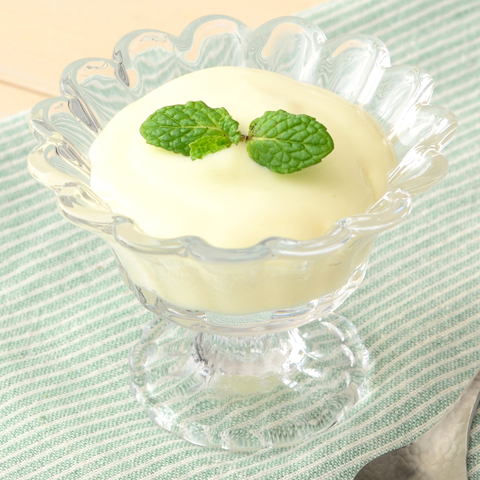 1分混ぜて完成！　レモンミルクデザート スキムミルクでカルシウムたっぷり