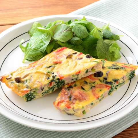 クリープでオーブンオムレツ～適塩～