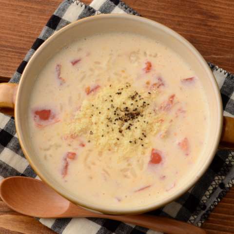 レンジで簡単！トマトミルクリゾット