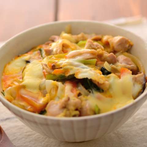 一品完結！チーズ親子丼～適塩～