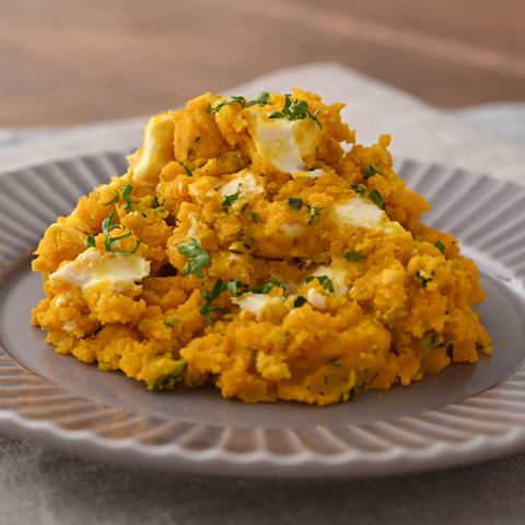 お手軽デリ風！かぼちゃサラダ～フィラデルフィア 6P まろやかはちみつ～