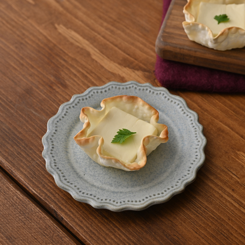 餃子の皮で簡単タルト風スイーツ～フィラデルフィア 6P まろやかはちみつ～