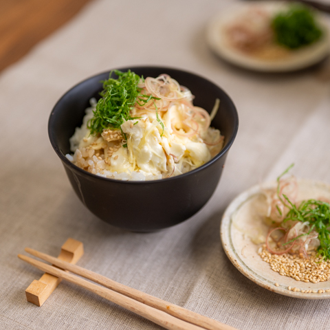 薬味たっぷりモッツァレラ丼