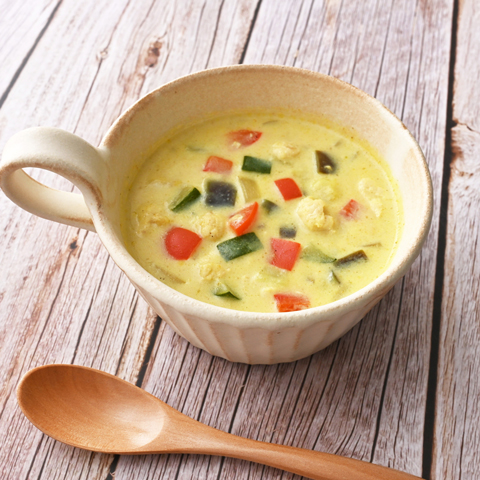 夏野菜のカレースープ～適塩～