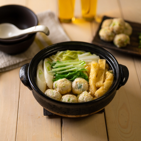 チーズが主役！チーズ鶏つくね鍋