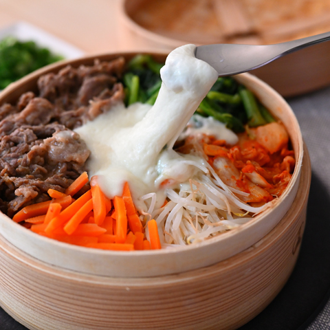 せいろで作る！のびーるモッツァビビンバ