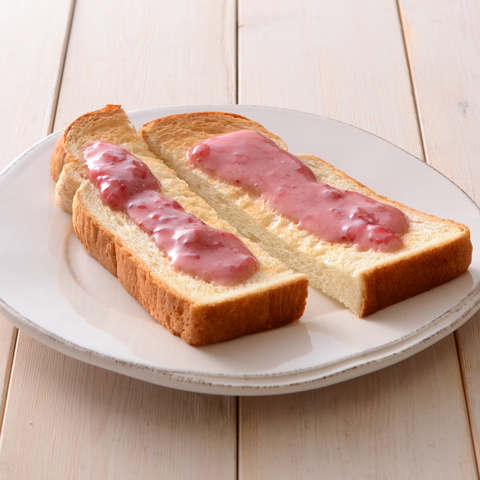 いちごミルクジャム・トースト～ミルク生活～