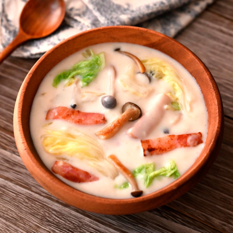 きのこと白菜の簡単クリームシチュー