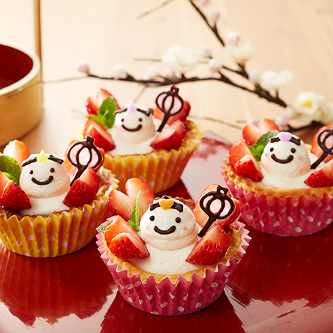 デコレーション♪ミニチーズケーキ