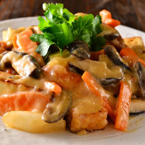 厚揚げのあんかけステーキ