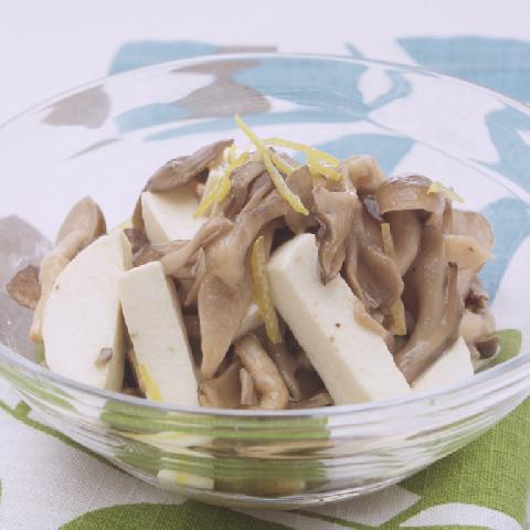 きのことモッツァレラの和風マリネ