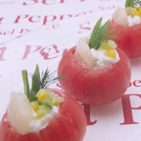 冷製スタッフドトマト