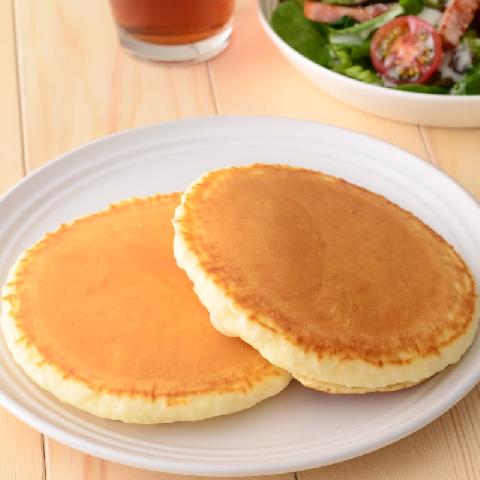 クリープホットケーキ　卵・砂糖なし、材料3つで完成！