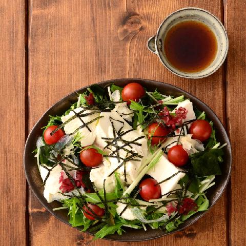 ごろっと豆腐の和風サラダ