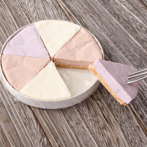パッケージ容器で簡単！本格チーズケーキ（3種アソート）
